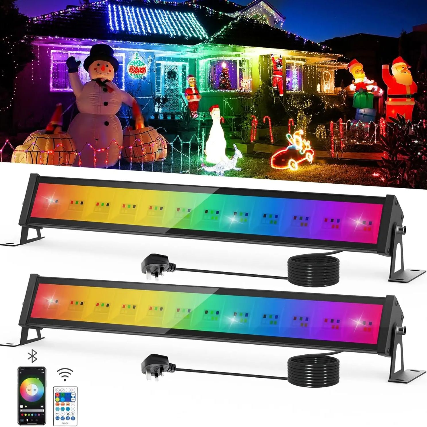 Smart Garden Lights Uk - Reflektor LED 50W RGB z pilotem