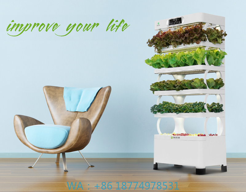 Smart Garden Vertical Planter - Kompletny system hydroponiczny do szklarni pionowej,