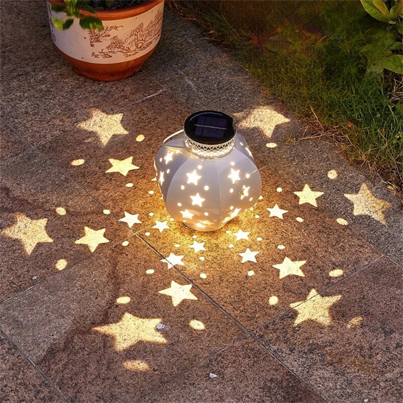 Smart Zen Garden - Projektor Ogrodowy w Kształcie Gwiazdy, Wiszące