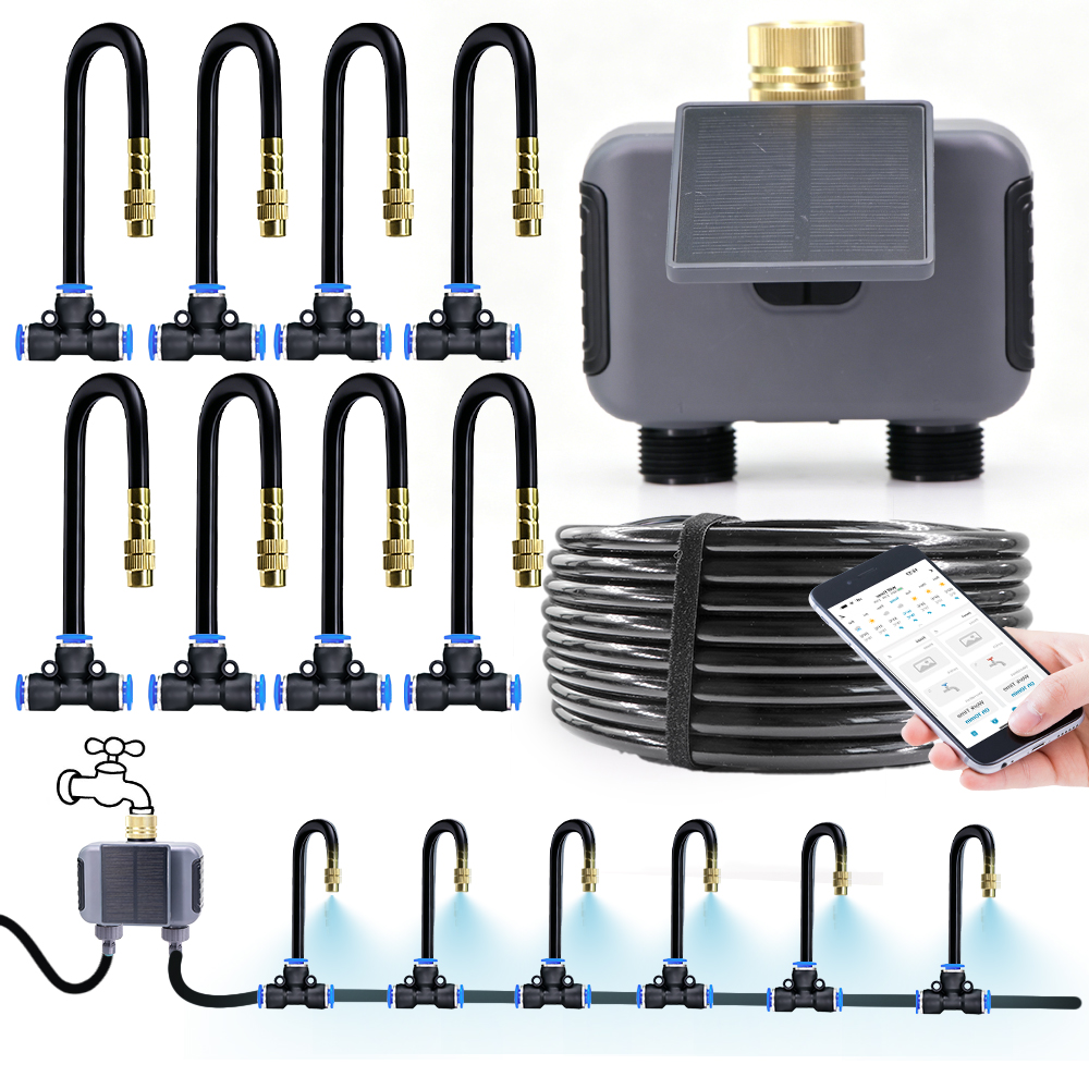 Smart Garden Keeper - Dwukierunkowy solarny system nawadniania z timerem