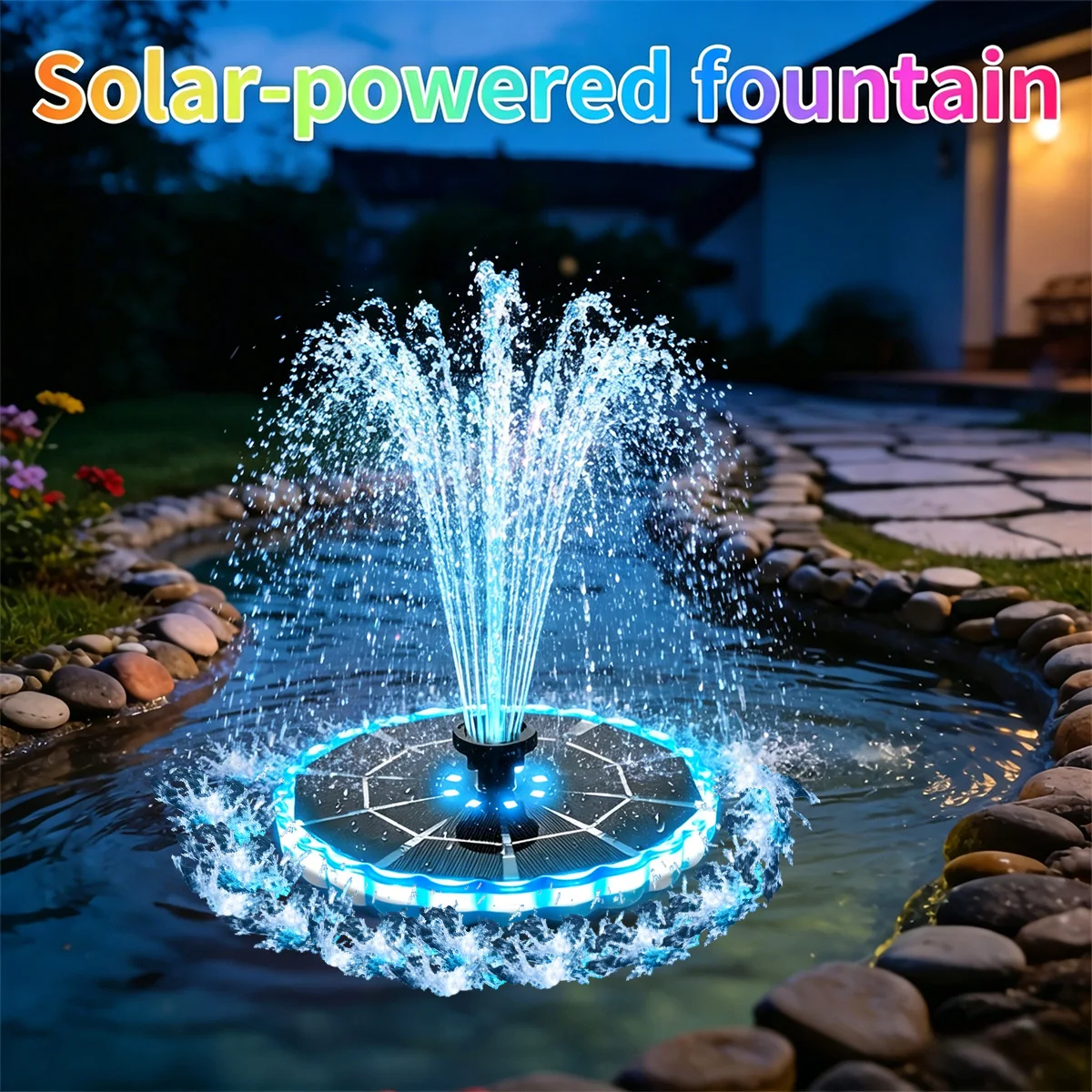 Smart Zen Garden - Fontanna solarna 3.5W do ogrodu, do