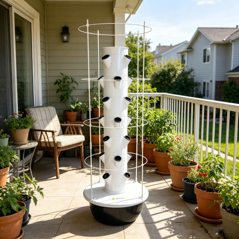7-poziomowa wieża hydroponiczn – Smart Garden Vertical Planter recenzja i cena