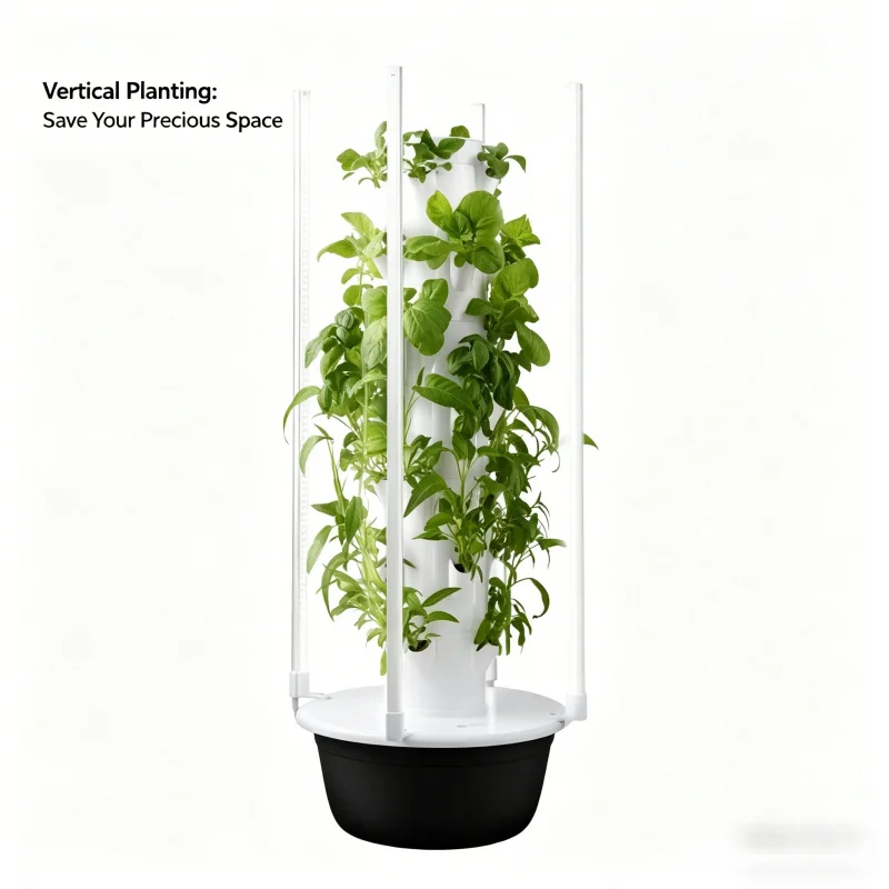 5-poziomowa hydroponiczna wież – Smart Garden Vertical Planter recenzja i cena