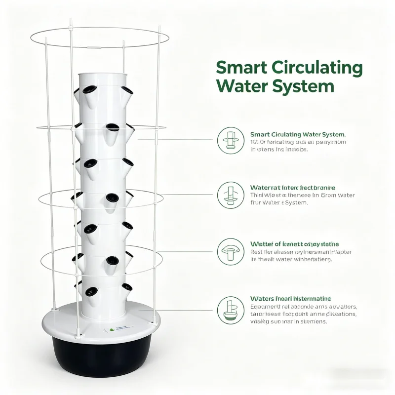 Spacetree Pionowa Wieża Hydrop – Smart Garden Vertical Planter recenzja i cena