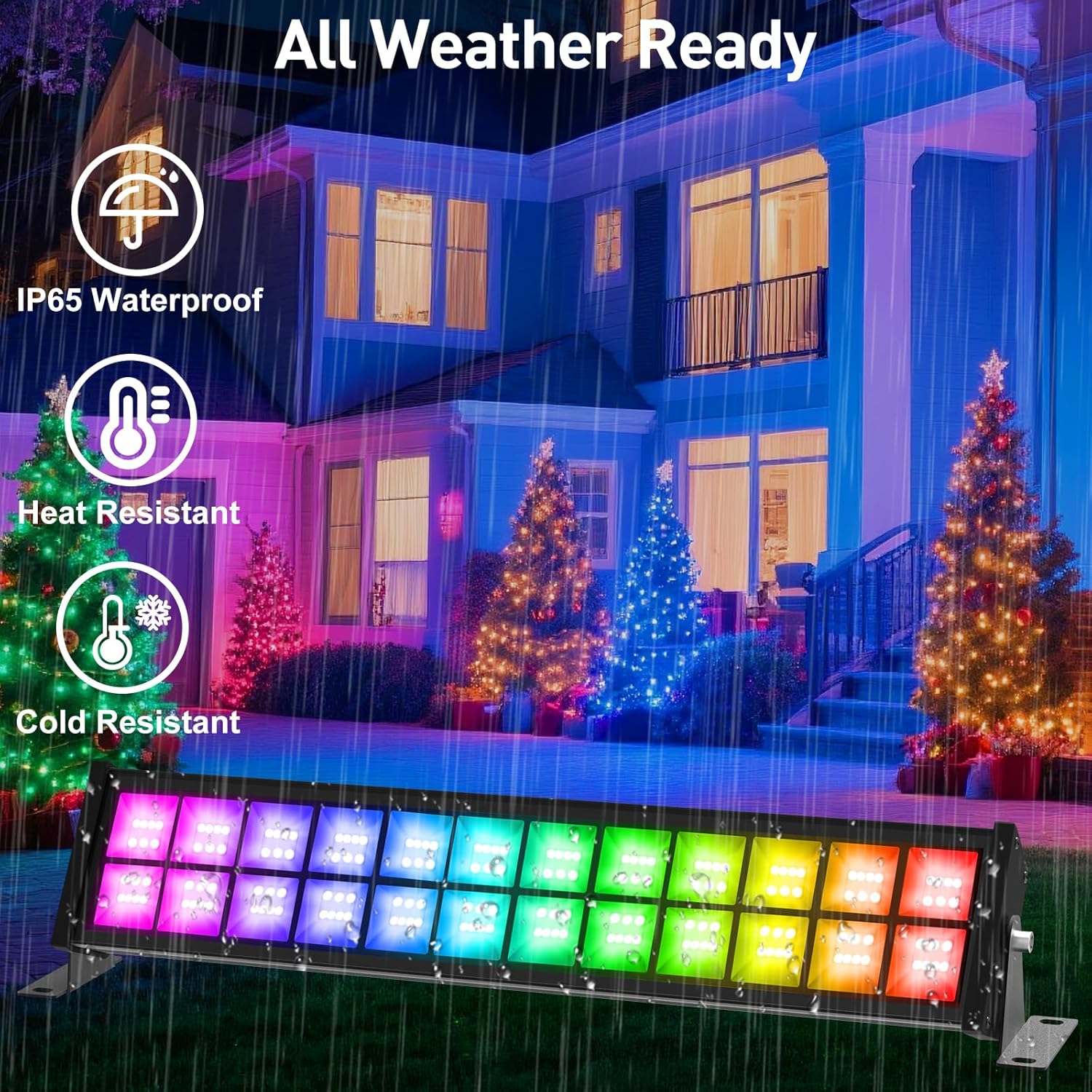 Reflektor LED RGB 50/72W z pil – Smart Garden Lights Uk recenzja i cena