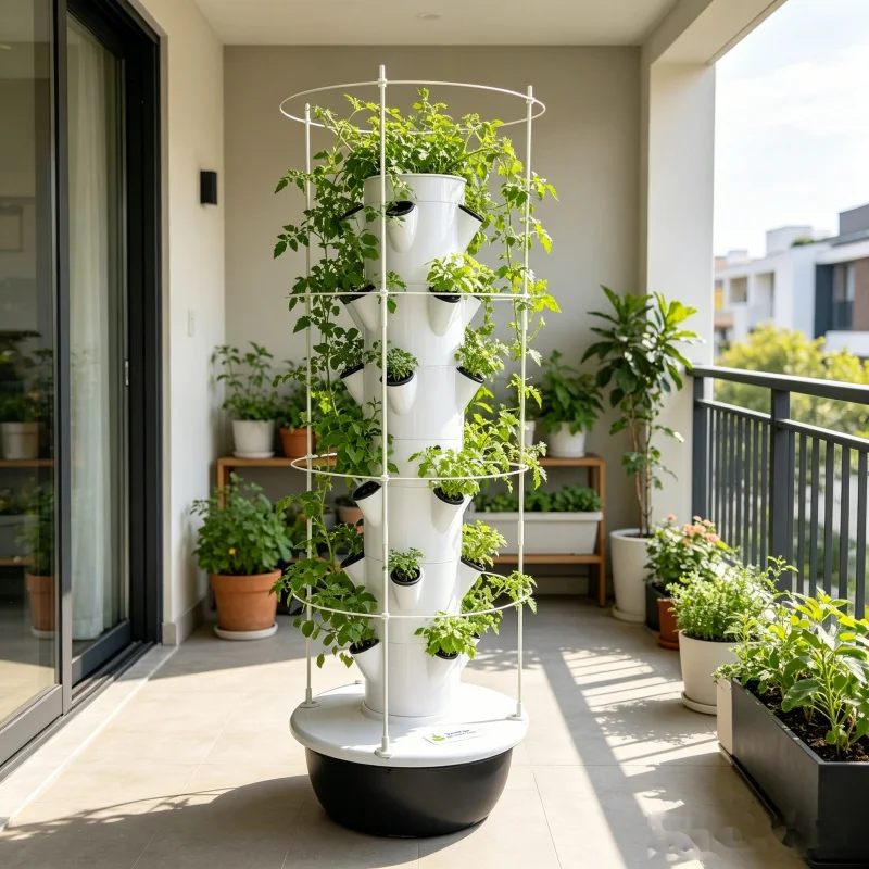 9-poziomowa aeroponiczna hydro – Smart Garden Vertical Planter recenzja i cena