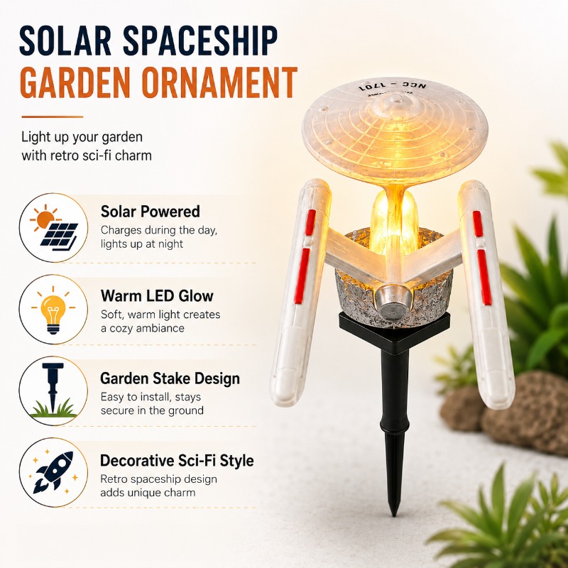 Lampa ogrodowa Star Trek USS E – Smart Zen Garden recenzja i cena