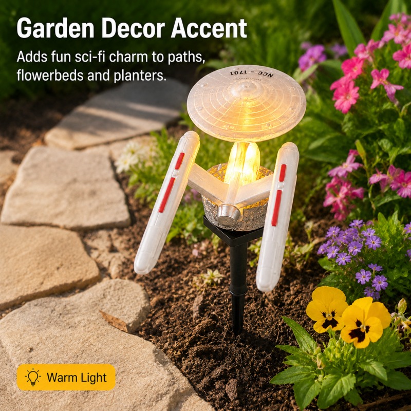 Lampa ogrodowa Star Trek USS E – Smart Zen Garden recenzja i cena
