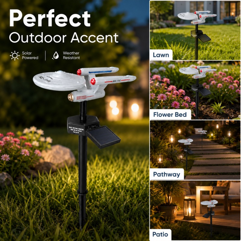 Lampa ogrodowa Star Trek USS E – Smart Zen Garden recenzja i cena