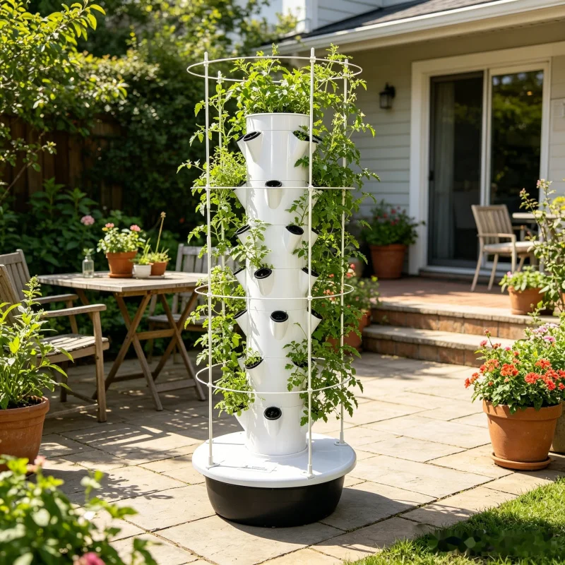 9-poziomowa hydroponiczna wież – Smart Garden Vertical Planter recenzja i cena