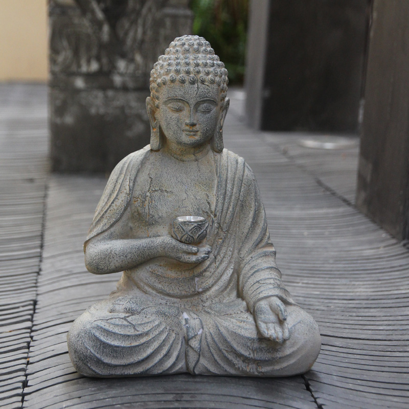 Żywica słoneczna statua buddy  – Smart Zen Garden recenzja i cena