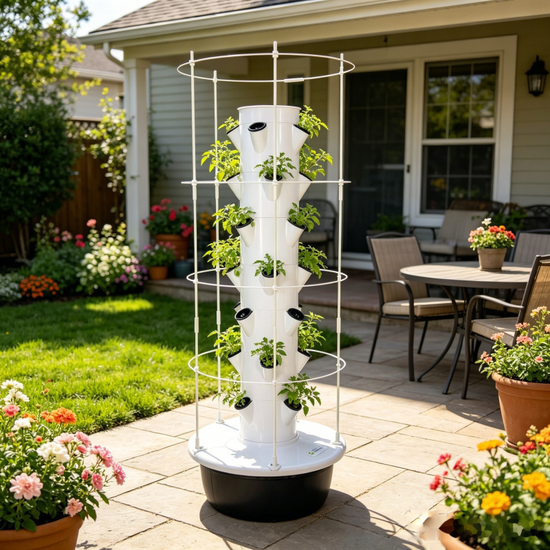 System pionowej hydroponicznej – Smart Garden Vertical Planter recenzja i cena
